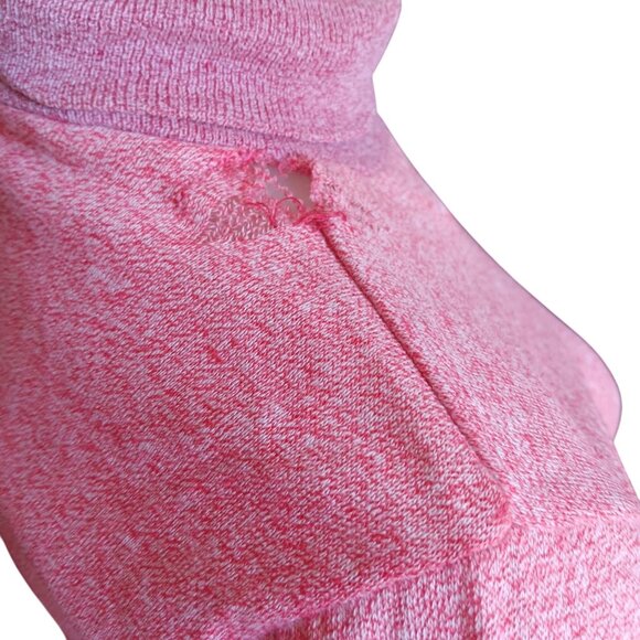 XS Vintage T-shirt Single Stitch 1970's Pink Turtleneck Long Sleeve Buttery Thin - Picture 6 of 8